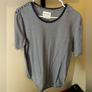 Striped short sleeve shirt